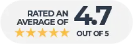 Rated an average of 4.7 stars